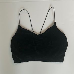 Wild Fable black Crop Top